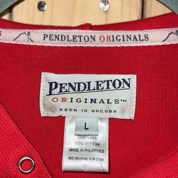 Pendleton Red Hoodie Large - Picture 4 of 7